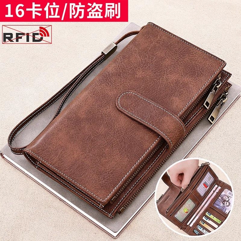 2025新品长款钱包女大容量多卡位男士卡包多功能零钱包时尚复古包,箱包皮具/热销女包/男包,钱包,淘宝优惠券,粉丝福利购,淘宝优惠卷
