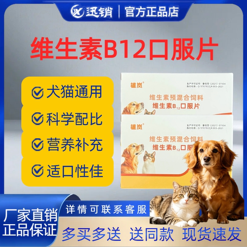 兽用维生素B12片犬猫用营养神经