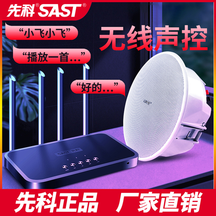 SAST/先科 K1-AI无线壁挂音响天花吸顶喇叭吊顶背景音乐广播音箱