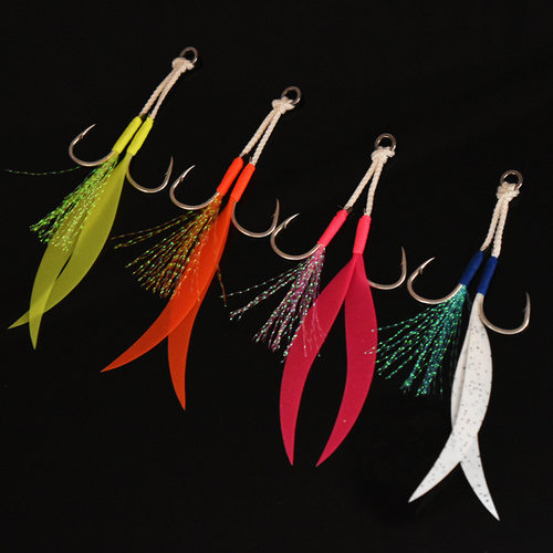 海钓铁板双钩带亮丝硅胶裙