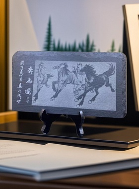 晋礼大同手工雕刻煤雕客厅卧室办公桌面摆放煤雕旅游纪念伴手礼