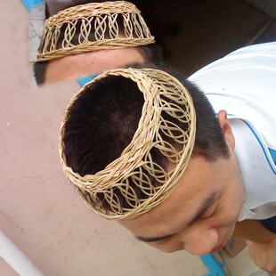 竹帽箍 竹篾头箍竹 编帽箍斗笠 帽箍内圈 帽圈 女士男士帽托 帽套