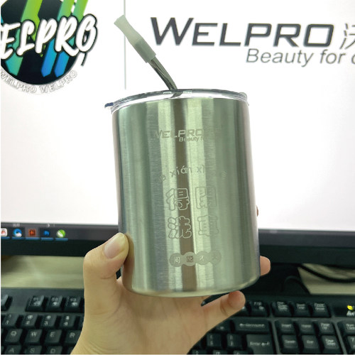 吸管杯350ml不锈钢便携咖啡随手