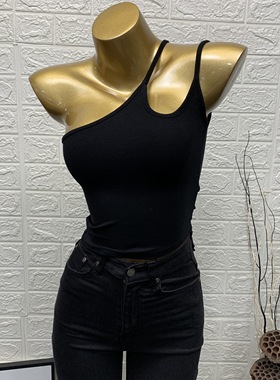 强烈推荐百搭单品！韩国INS女装带设计感镂空小吊带背心2020新款