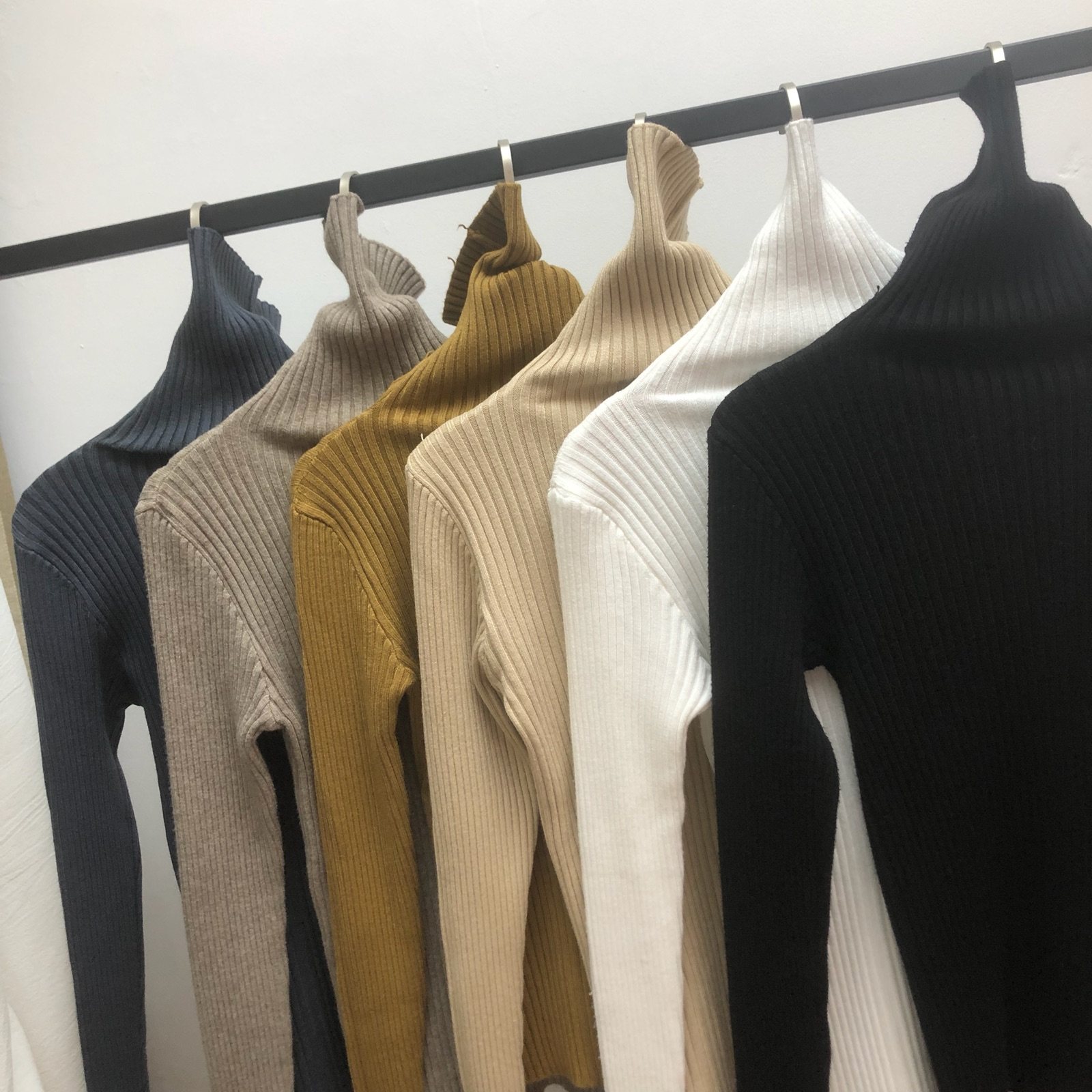 【店主自留】加厚套指高领针织衫