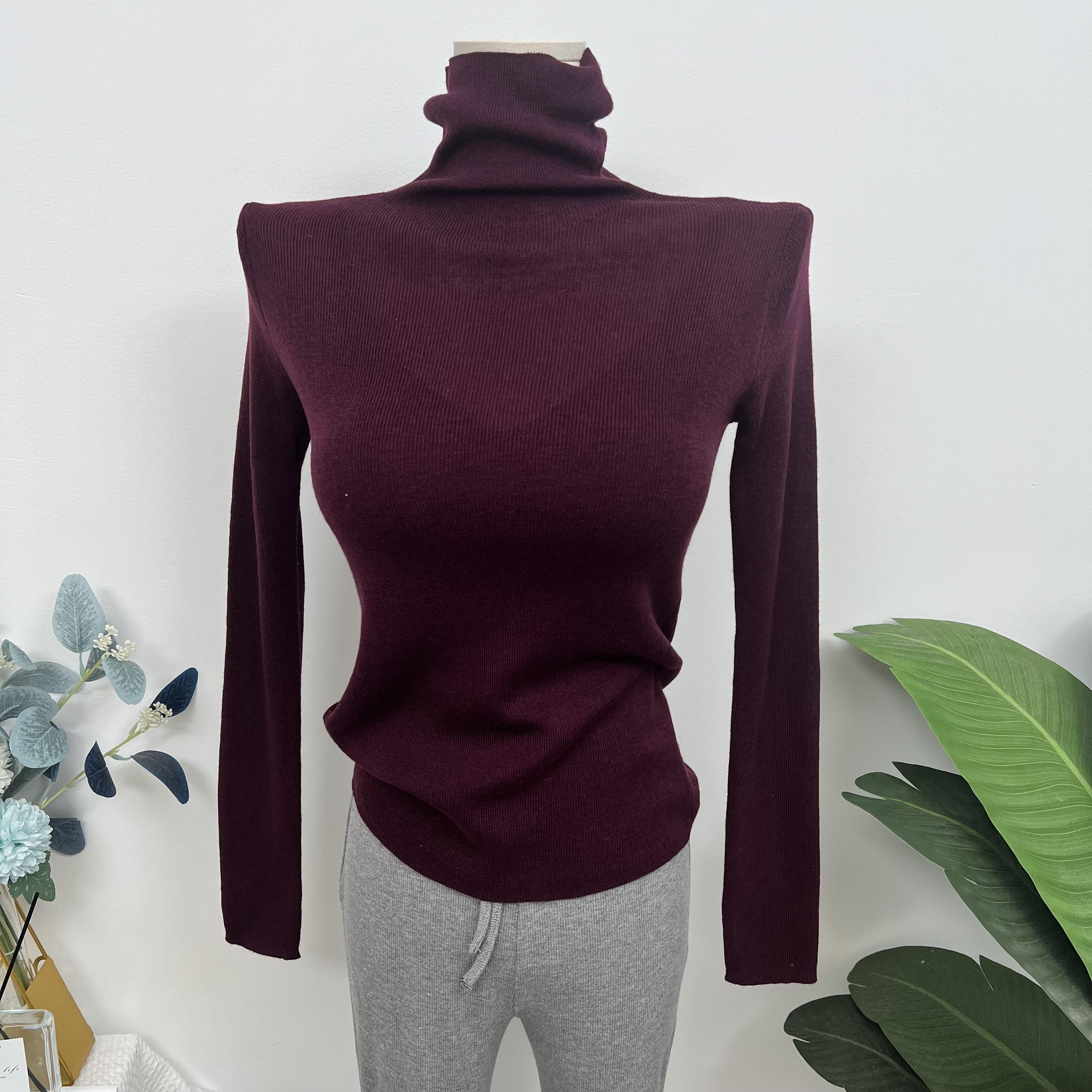 柔软细腻！韩版高领内搭打底衫女