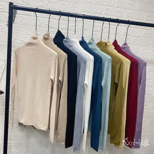 高领羊绒衫 打底衫 女韩国2020秋冬新款 针织修身 INS 薄款 舒服好搭配