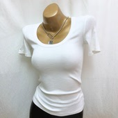 韩国正品 要性感就穿它 低U领短袖 爆款 弹力T恤INS超火网红同款