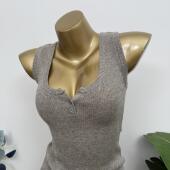 NICE 人人穿显瘦U领宽肩带遮副乳吊带背心韩国INS春夏新款 版 型好