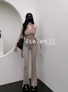 女士长裤 显瘦高腰百搭微喇休闲裤 自留秒开长腿特效修身 宝藏私藏