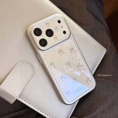 适用iphone17手机壳苹果17promax全包16灰色蝴蝶结15高级防摔13韩