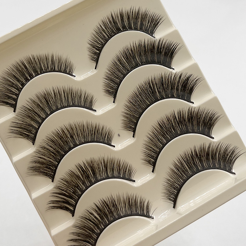 浓密假睫毛眼尾拉长儿童演出表演学生睫毛硬梗微翘夸张眼睫毛