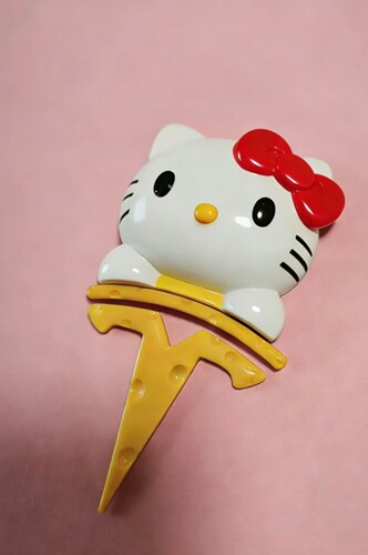 helloKitty立体车标装饰贴特斯拉理想小米su7yu7宝马奔驰大众通用
