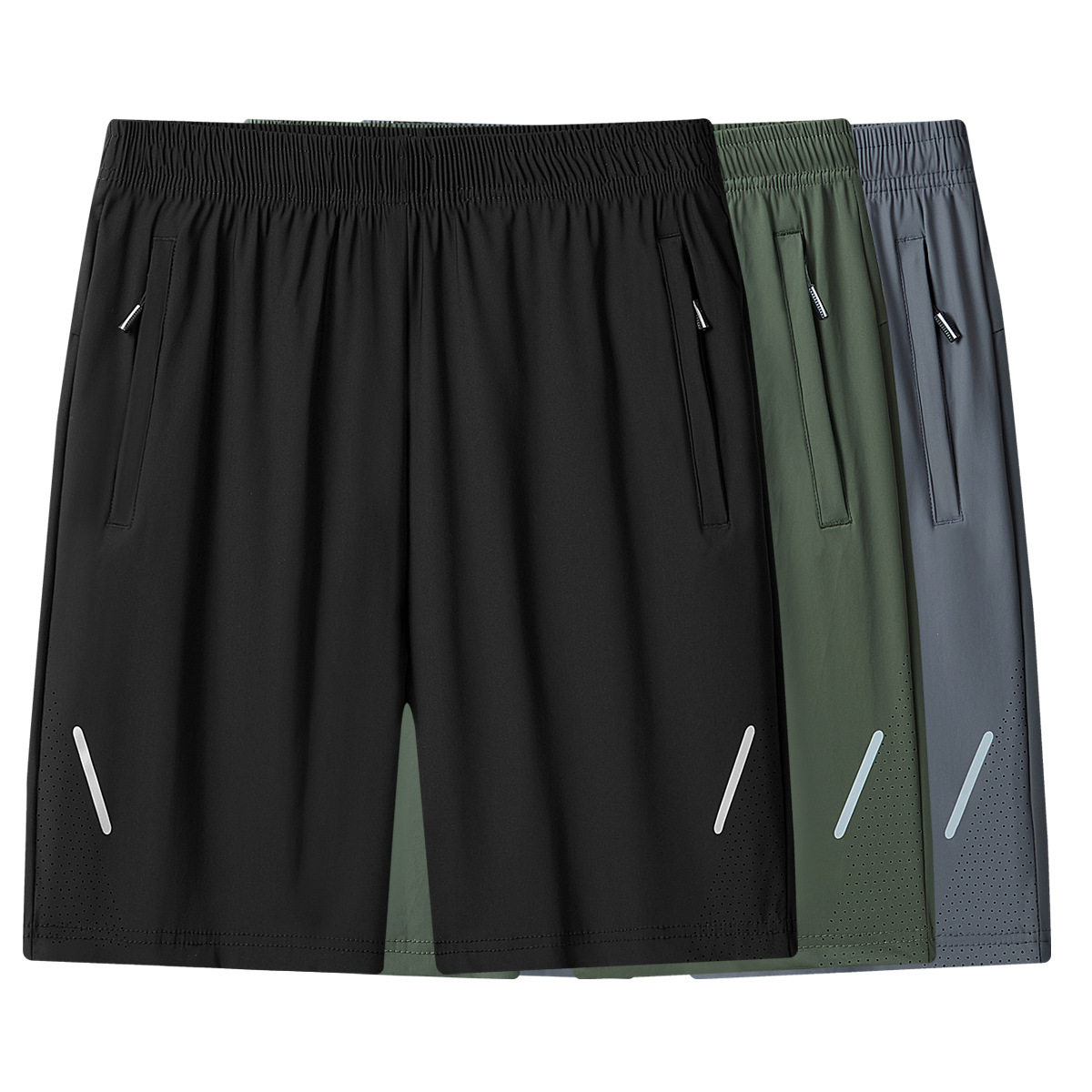 帝宇神龙短裤男夏季新款冰丝薄款透气大码五分裤户外休闲速干男裤