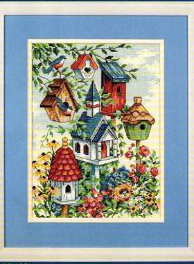 刘年锦绣 原套真线对比 非印花布 DIM07875 鸟窝