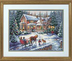 刘年锦绣 原套真线对比 非印花布 绝版 DIM08733圣诞归来