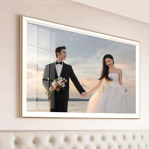 婚纱照摆台相框新婚礼物浪漫装饰