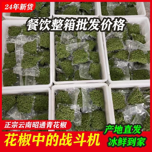云南青花椒新鲜餐饮批发特麻真空昭通直供鲜花椒藤椒鲜麻椒商用