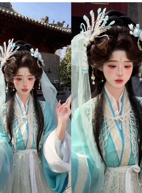 汉服头饰仿真珠偏凤左右通用古风头饰