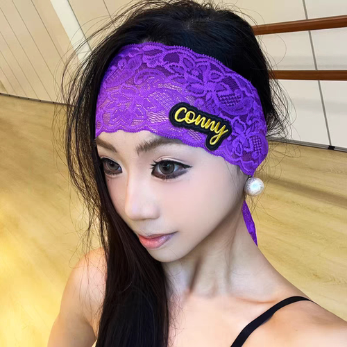 拉丁舞表演专用头饰女儿童成人同款发带舞蹈比赛发带头巾发型工具