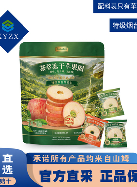 馨宜MM三种口味冻干苹果圈Botherless茶萃冻干苹果圈145.5g