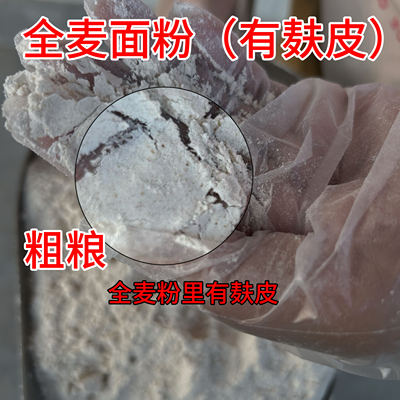 全麦面粉5斤新鲜一风吹