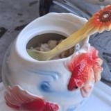 1500容量杂粮白糖猪油罐干果罐年年有余金鱼釉下彩罐