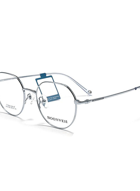 新款超轻纯钛多边形眼镜框近视眼镜可配度数时尚男女眼镜框61098