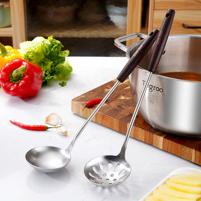 304不锈钢加厚大号汤勺