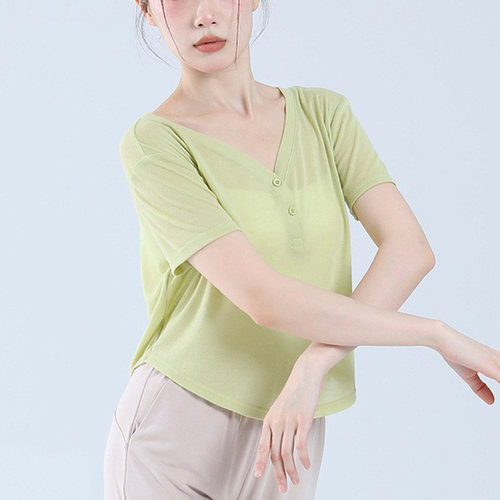 宽松针织舞蹈服练功服