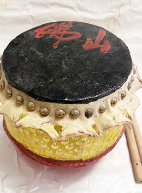 6寸醒狮鼓儿童玩具佛山舞狮子鼓