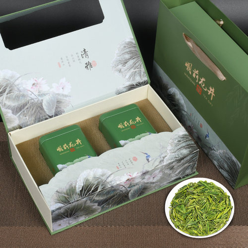 2026年新茶 龙井茶绿茶正宗明前一级茶叶礼盒装过节送礼长辈 - 封面