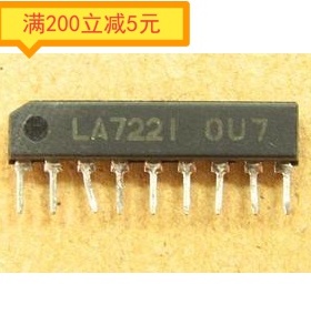 电子元件LA7221 TV切换电路