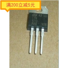 TYN610 TYN610RG TO-220 10A 600V 单向可控硅 原装正品