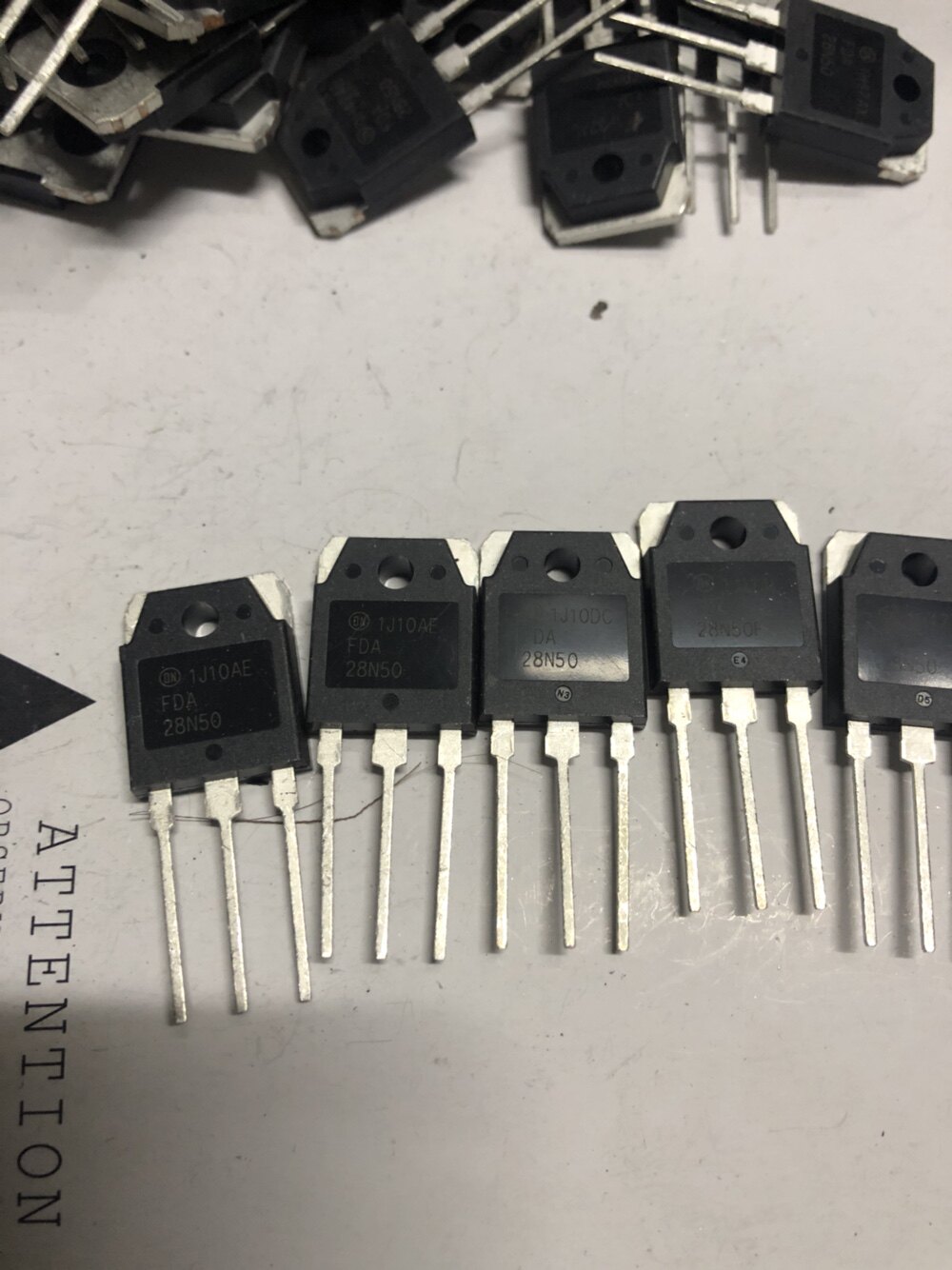 FQA28N50 TO-247 场效应管 28A/500V 全新原装 一个起拍 - 实物图