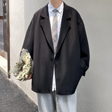 西装外套薄款2021秋新款韩版垂感宽松休闲西服XZ404-2-XF06，男装西服，星座409(原A307）