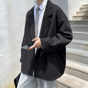西装外套薄款2021秋新款韩版垂感宽松休闲西服 XZ404-2-XF06图片