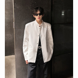 高级感立领风西装外套男秋季休闲新中式钉珠西服409-5621-P118，男装西服套装，星座409(原A307）