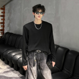 基础垫肩打底衫男高级感秋冬新款内搭纯色长袖T恤409-J215-P38，男装T恤，星座409(原A307）