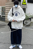 连帽原创潮牌原宿印花宽松套头男生纯色卫衣404-2-wy95，男装卫衣，星座409(原A307）
