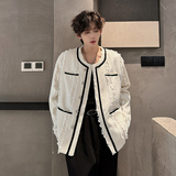 短款夹克韩系男装轻奢高级感cleanfit垫肩小香风外套409-J20-P118，男装夹克，星座409(原A307）