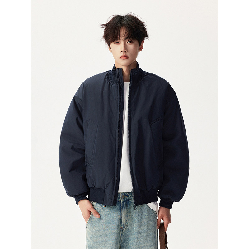高品质立领飞行夹克廓形高街棒球服加棉加厚外套409-MY03-特P50,男装夹克,星座409(原A307）