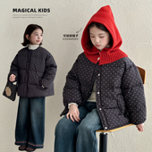 小梨专享 女童短款 棉服冬2025新款 加厚外套儿童棉衣冬装 Q14123