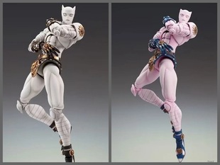 JOJO的奇妙冒险 皇后杀手 白猫粉猫 超像可动 模型 摆件 盒装手办