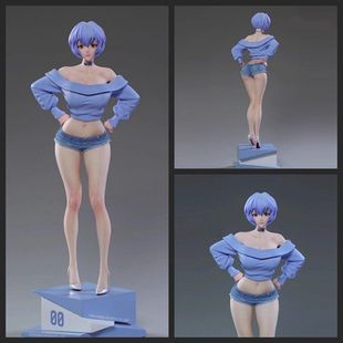 EVA 短发绫波丽绫波零 夏日女友学妹 美少女机箱摆件模型潮玩手办