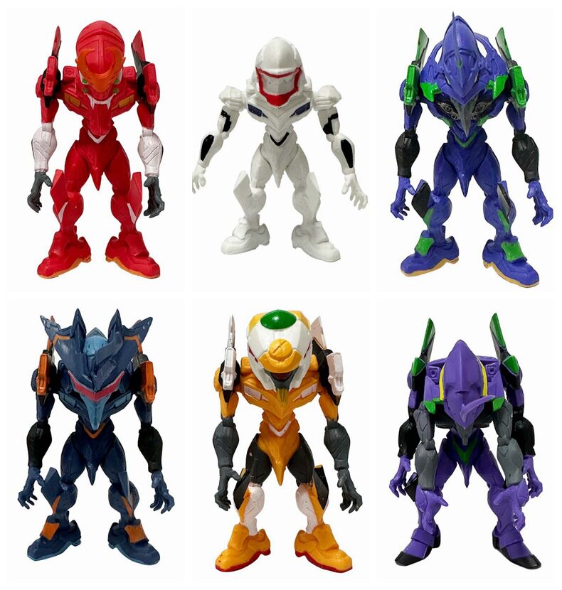 EVA Q版 6款 战记机甲 初号机二号机三号机 盒装手办