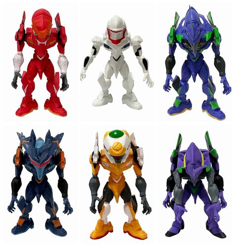 EVA Q版 6款 战记机甲 初号机二号机三号机 盒装手办