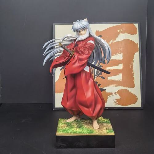 杀生丸 小号 破魔 夜叉 半妖 站姿雕像机箱潮玩公仔模型摆件手办