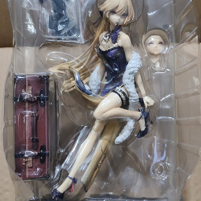 美少女系列 少女前线 OTS-14紫雨心双头雕像动漫周边手办公仔模型