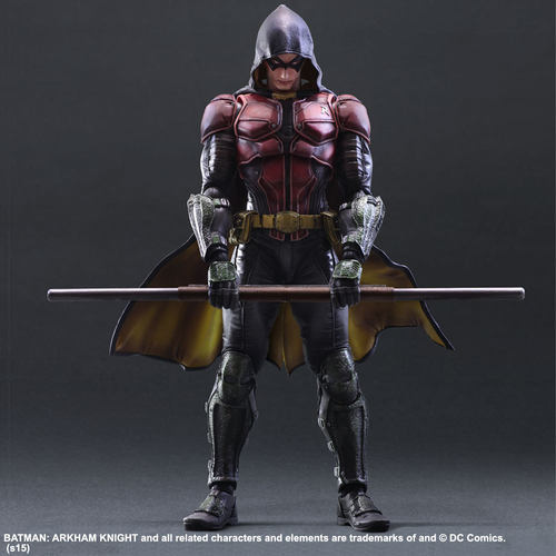 新款PlayArts 蝙蝠侠 Batman 阿卡姆骑士 PA改 罗宾 盒装可动手办